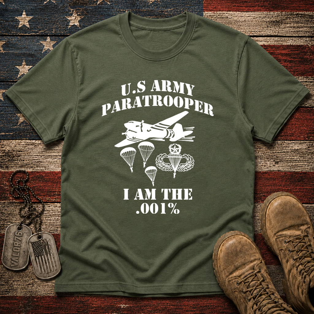 Paratrooper I Am The .001% Classic Tee