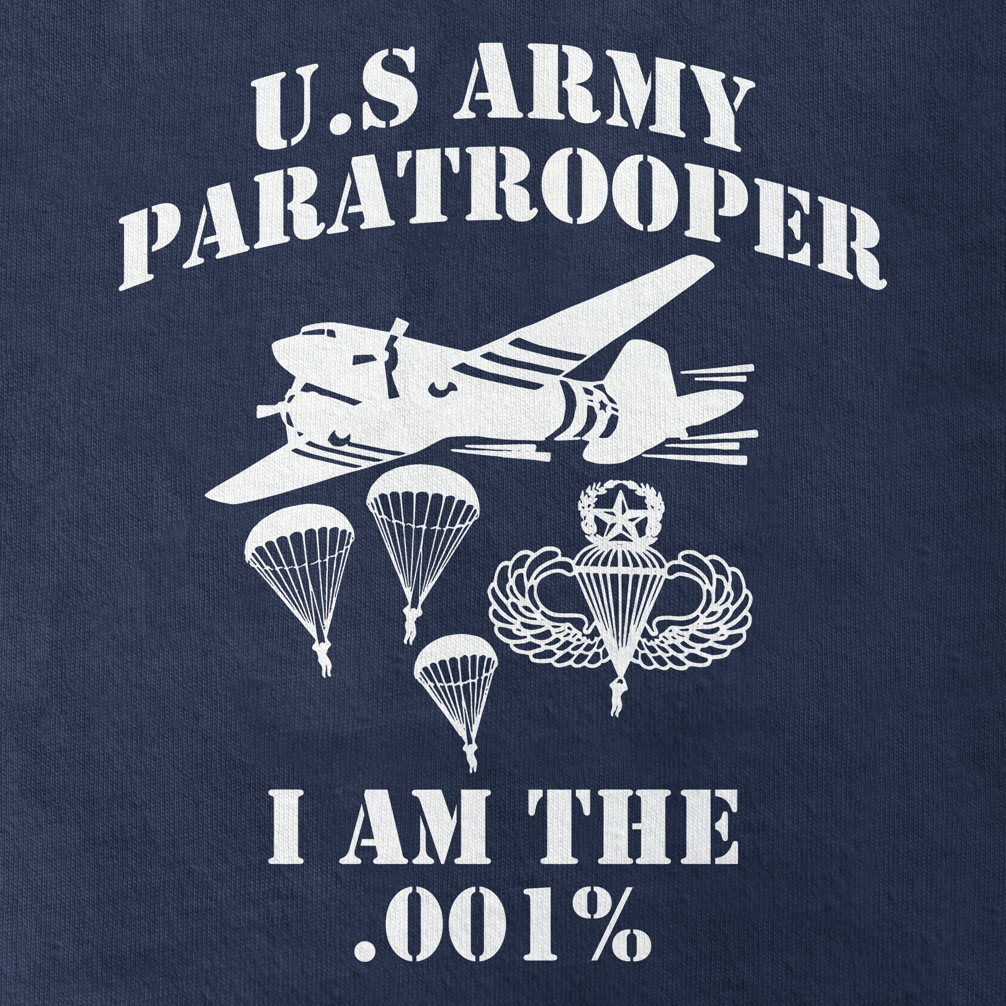 Paratrooper I Am The .001% Classic T-Shirt