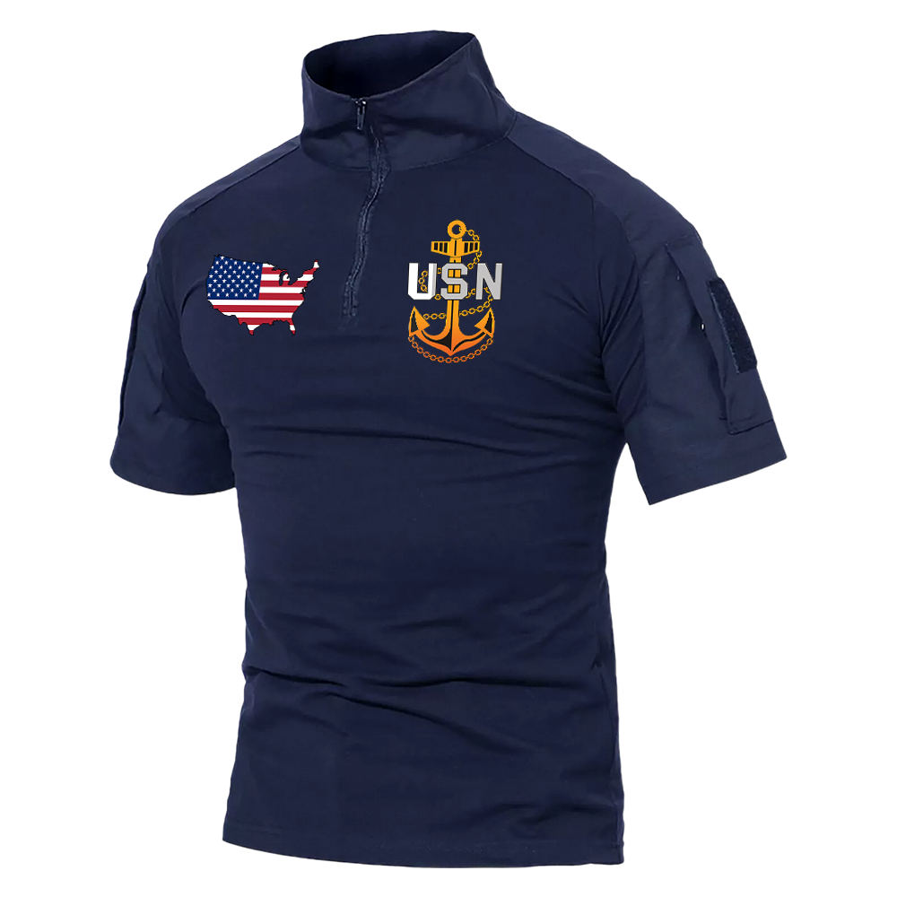Being A Navy Veteran Is An Honor Tactical Polo Shirt