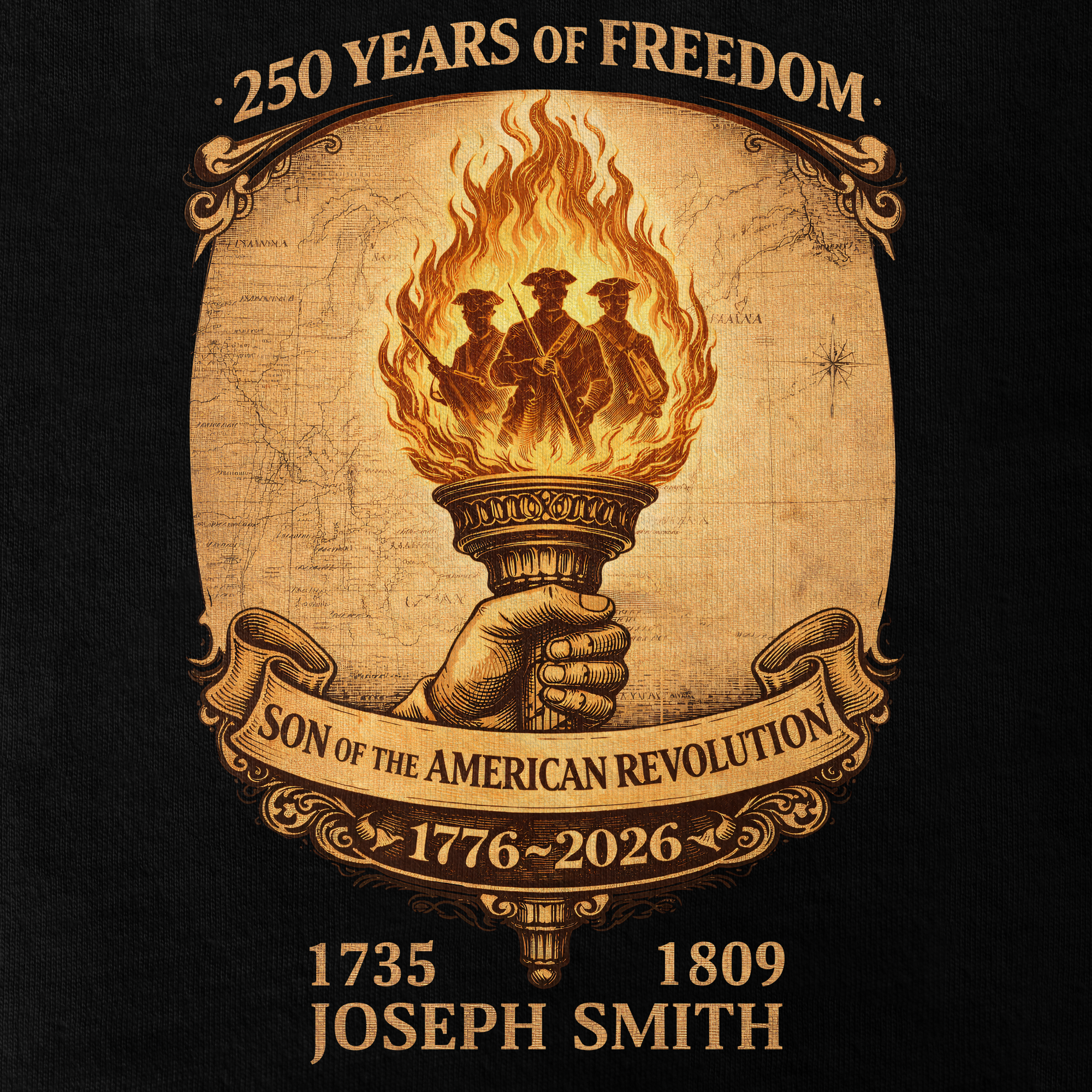 Personalizable America 250 Years Descendant Of A Patriot Classic T-shirt