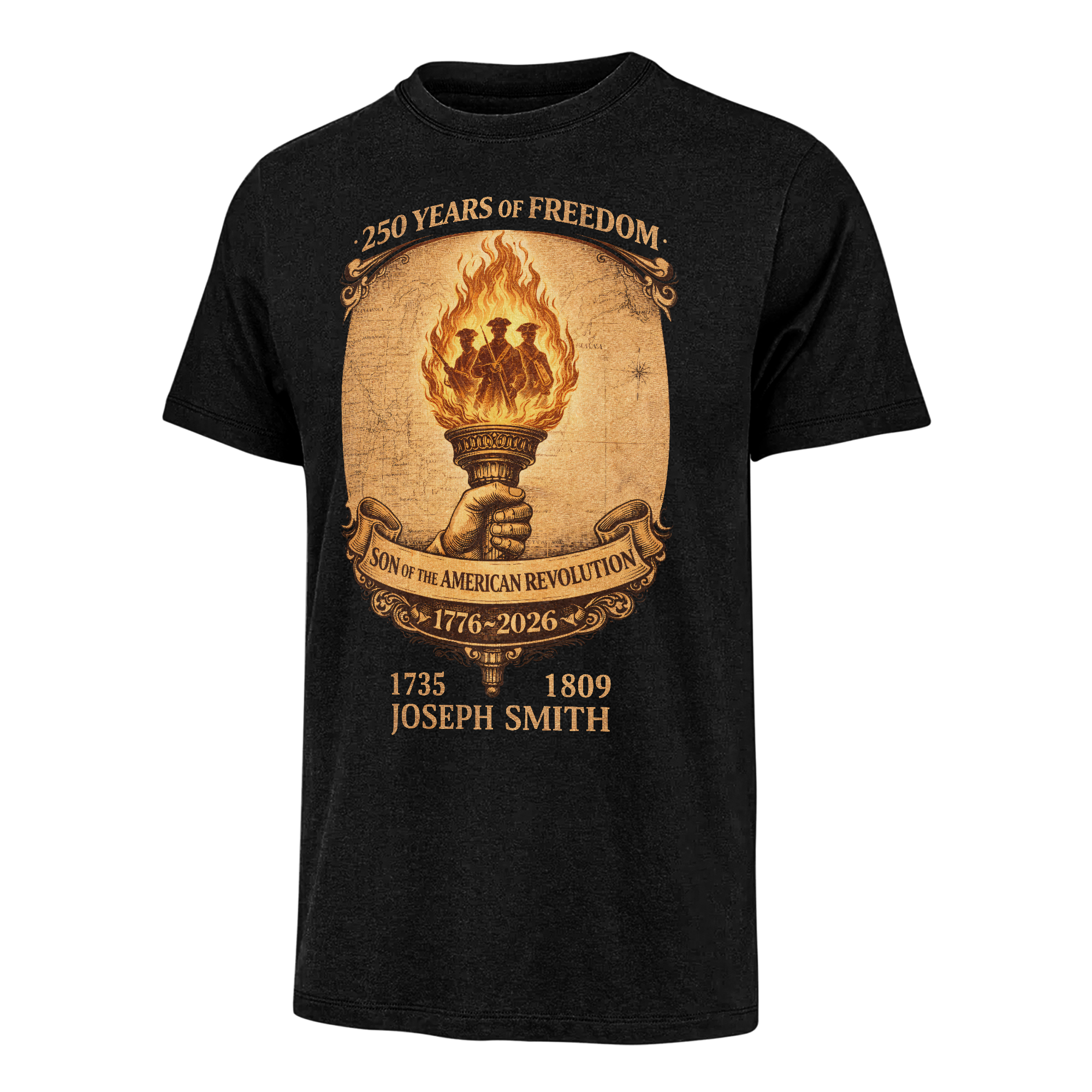 Personalizable America 250 Years Descendant Of A Patriot Classic T-shirt