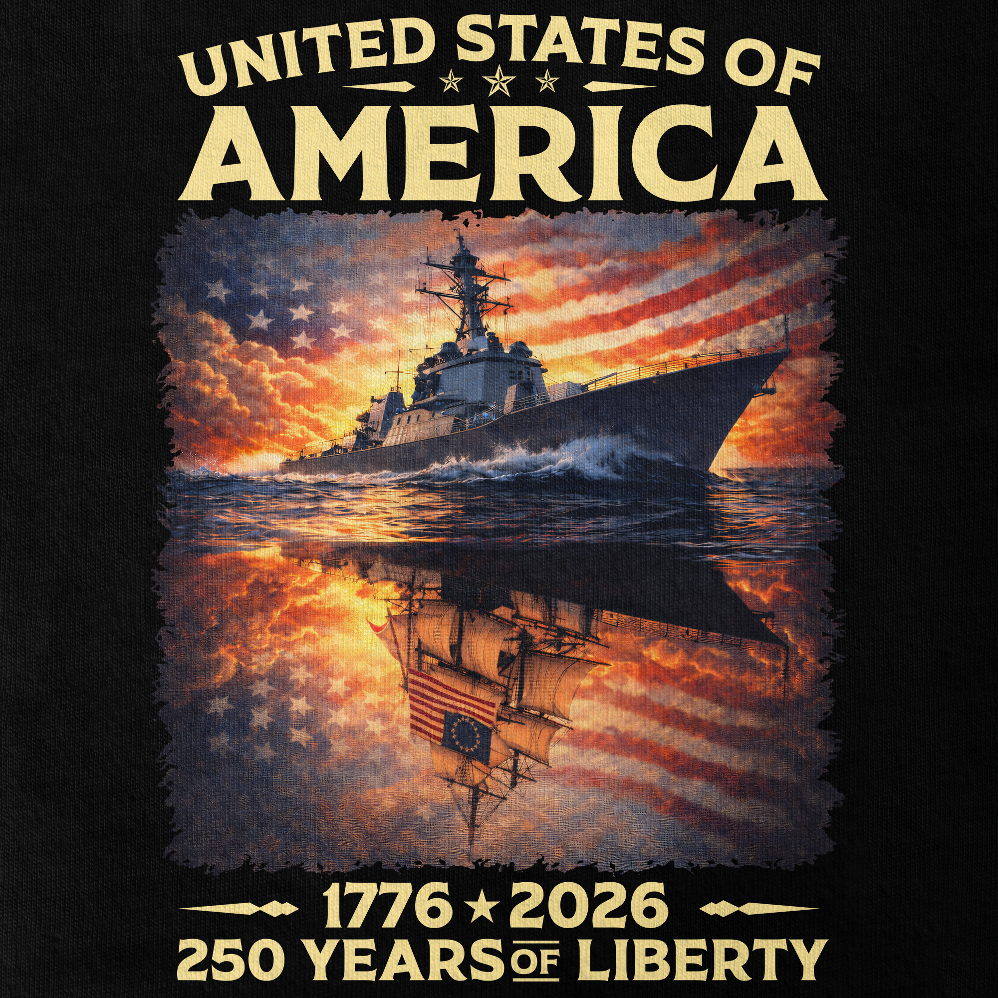 Personalizable America 250 Years of Liberty Classic T-shirt