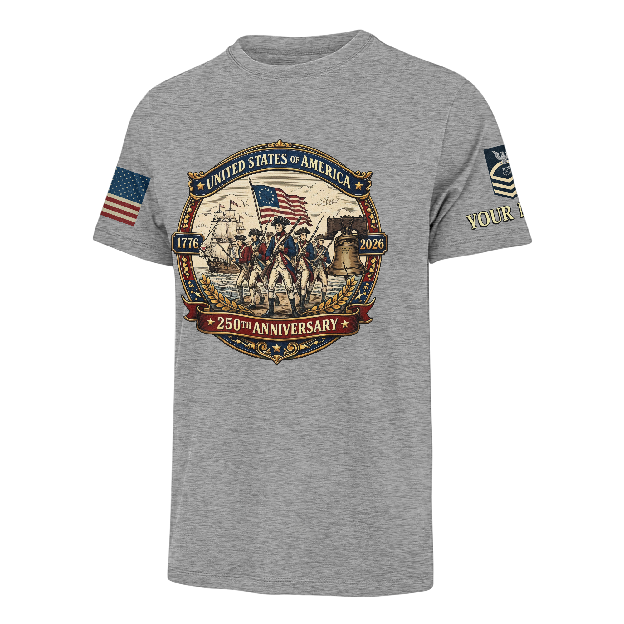 Personalizable America 250 Years of Liberty Classic T-shirt