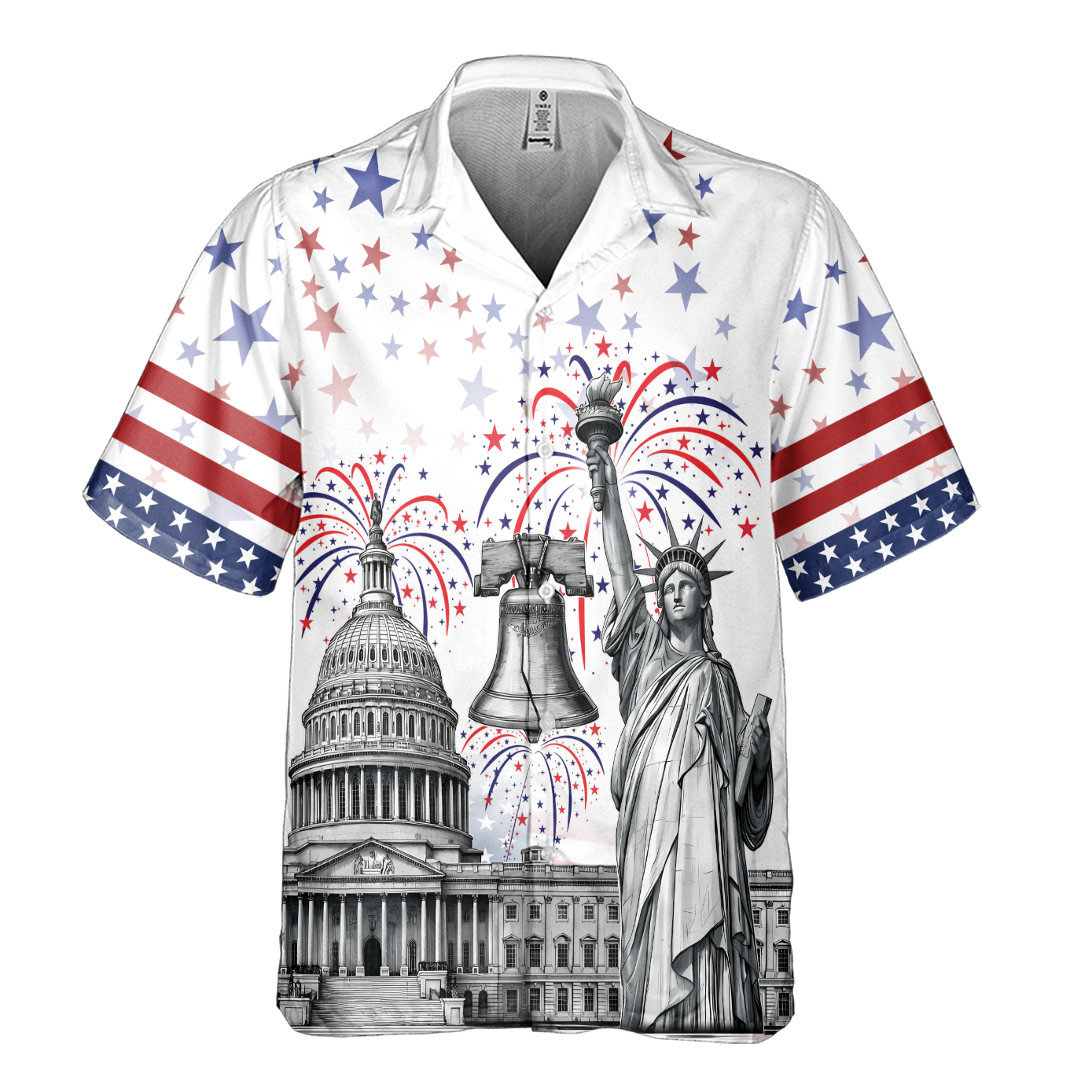America 250 Years of Freedom Cuban Shirt