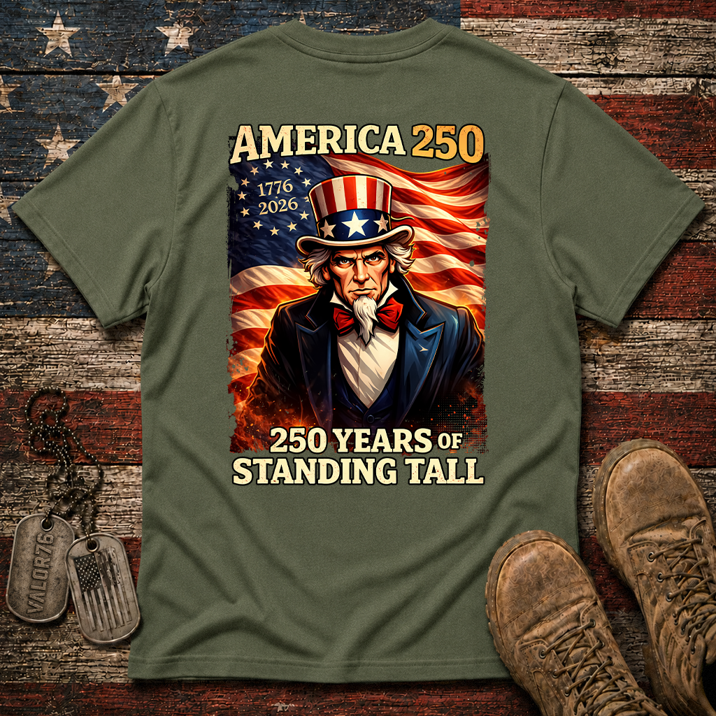 America 250 Years Of Standing Tall Classic Tee