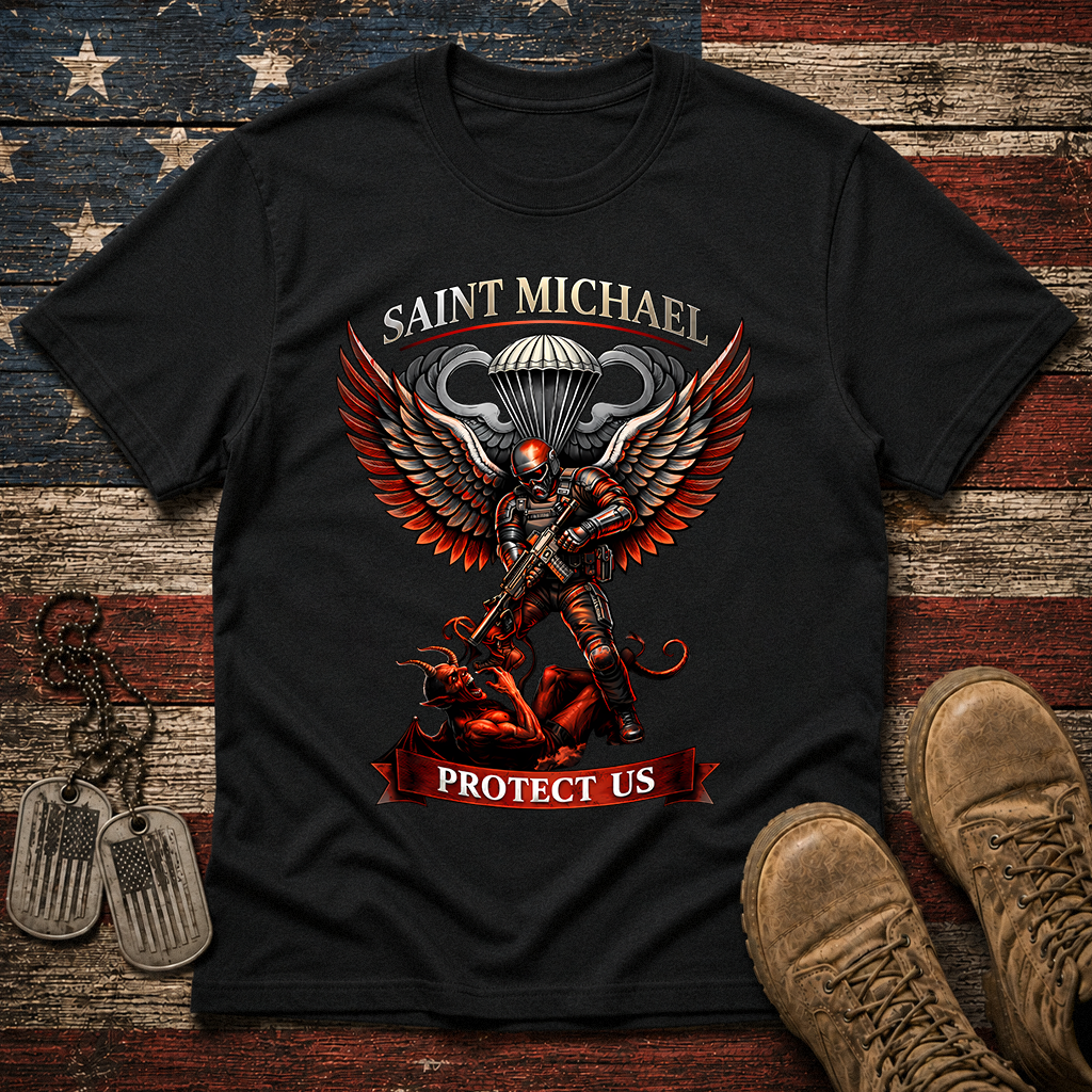 Airborne St Michael Patron Classic Tee