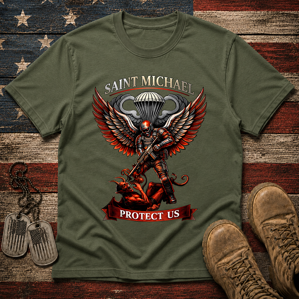 Airborne St Michael Patron Classic Tee