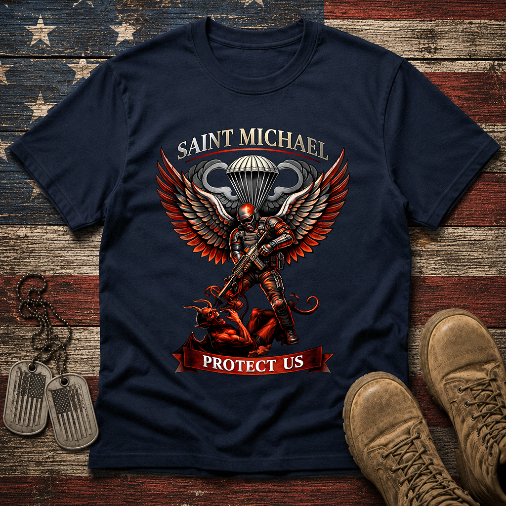 Airborne St Michael Patron Classic Tee