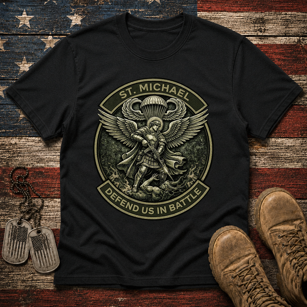 Airborne St Michael Patron Classic Tee