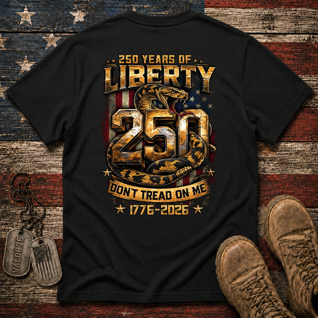 America 250 Years Of Liberty Don't Tread On Me Classic Tee