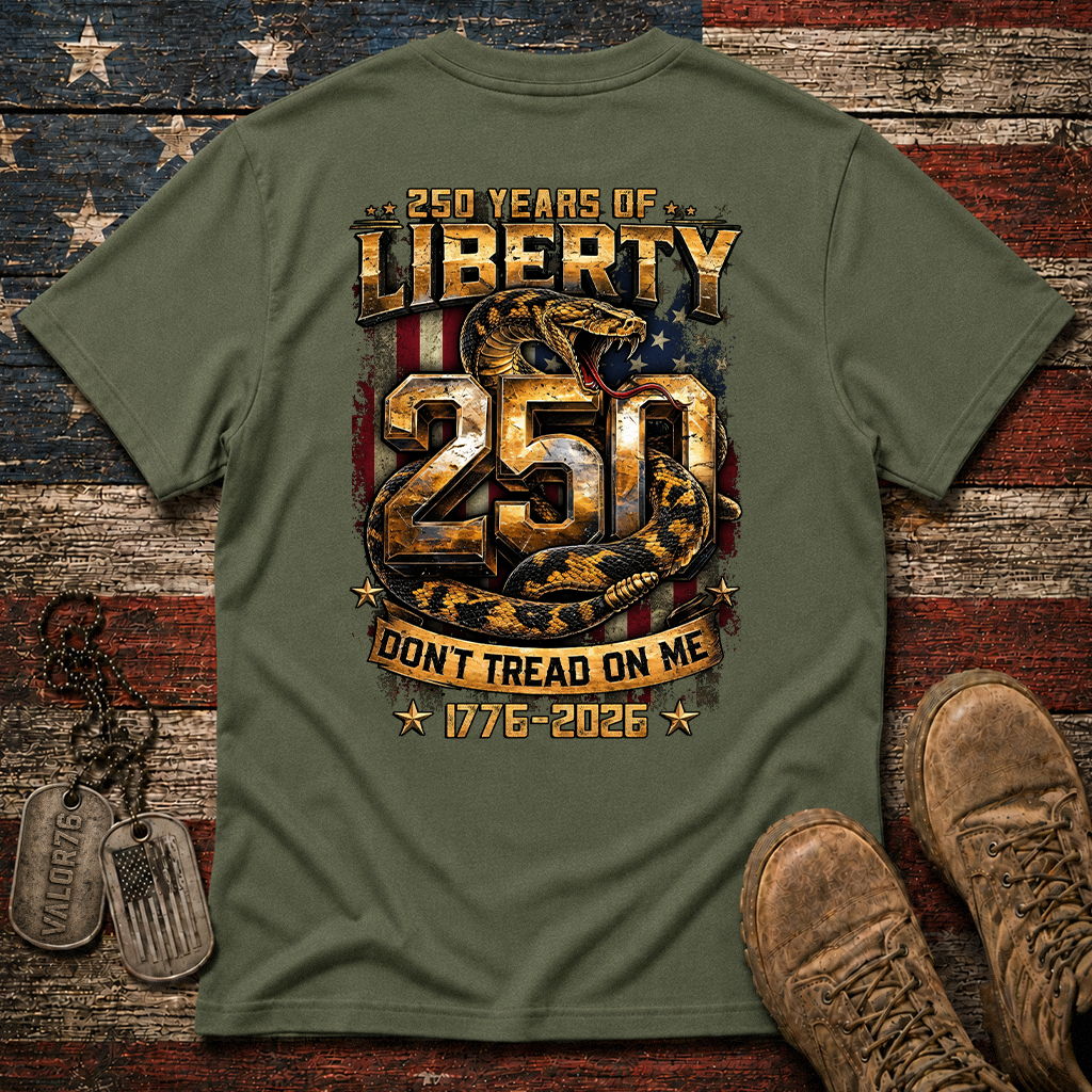 America 250 Years Of Liberty Don't Tread On Me Classic Tee