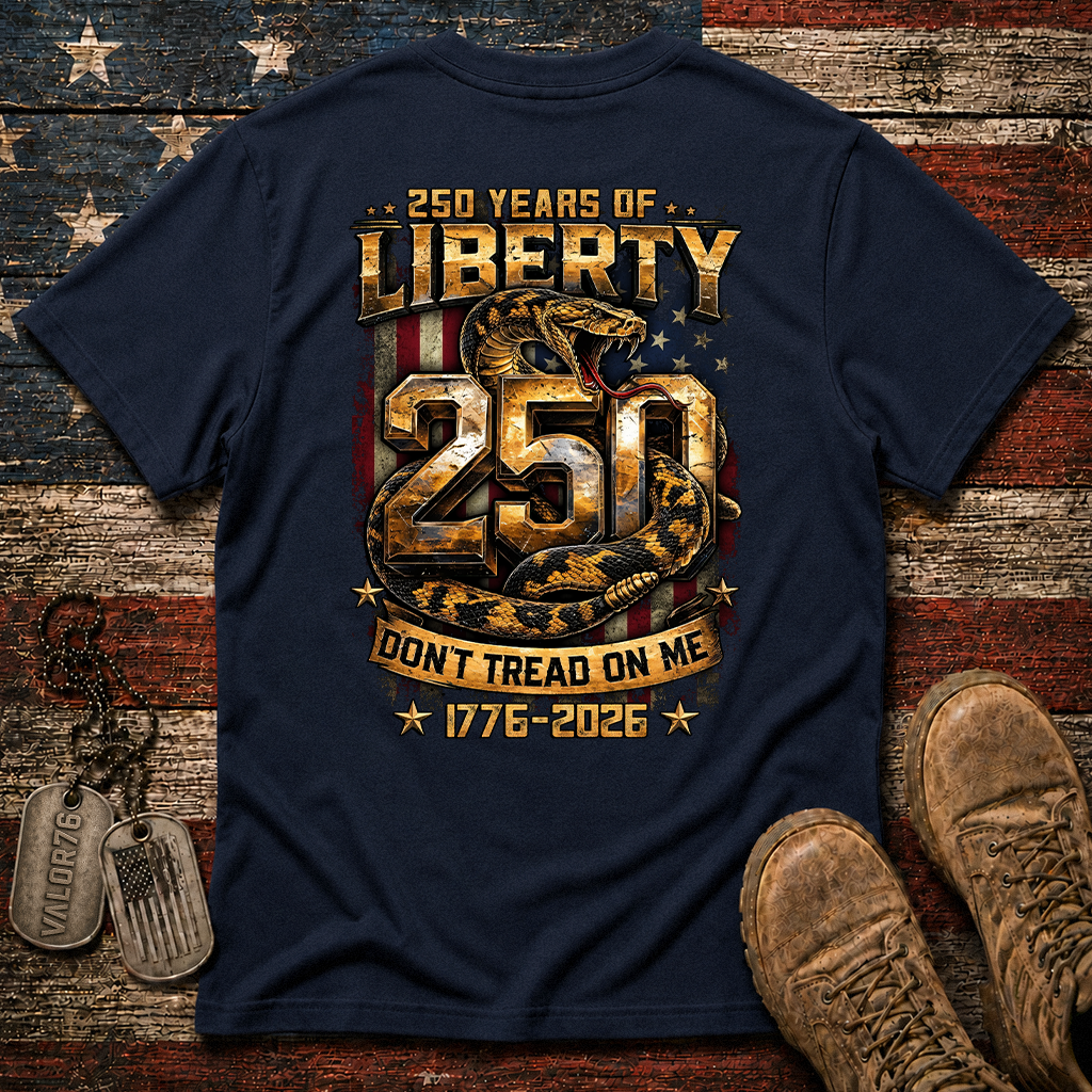 America 250 Years Of Liberty Don't Tread On Me Classic Tee