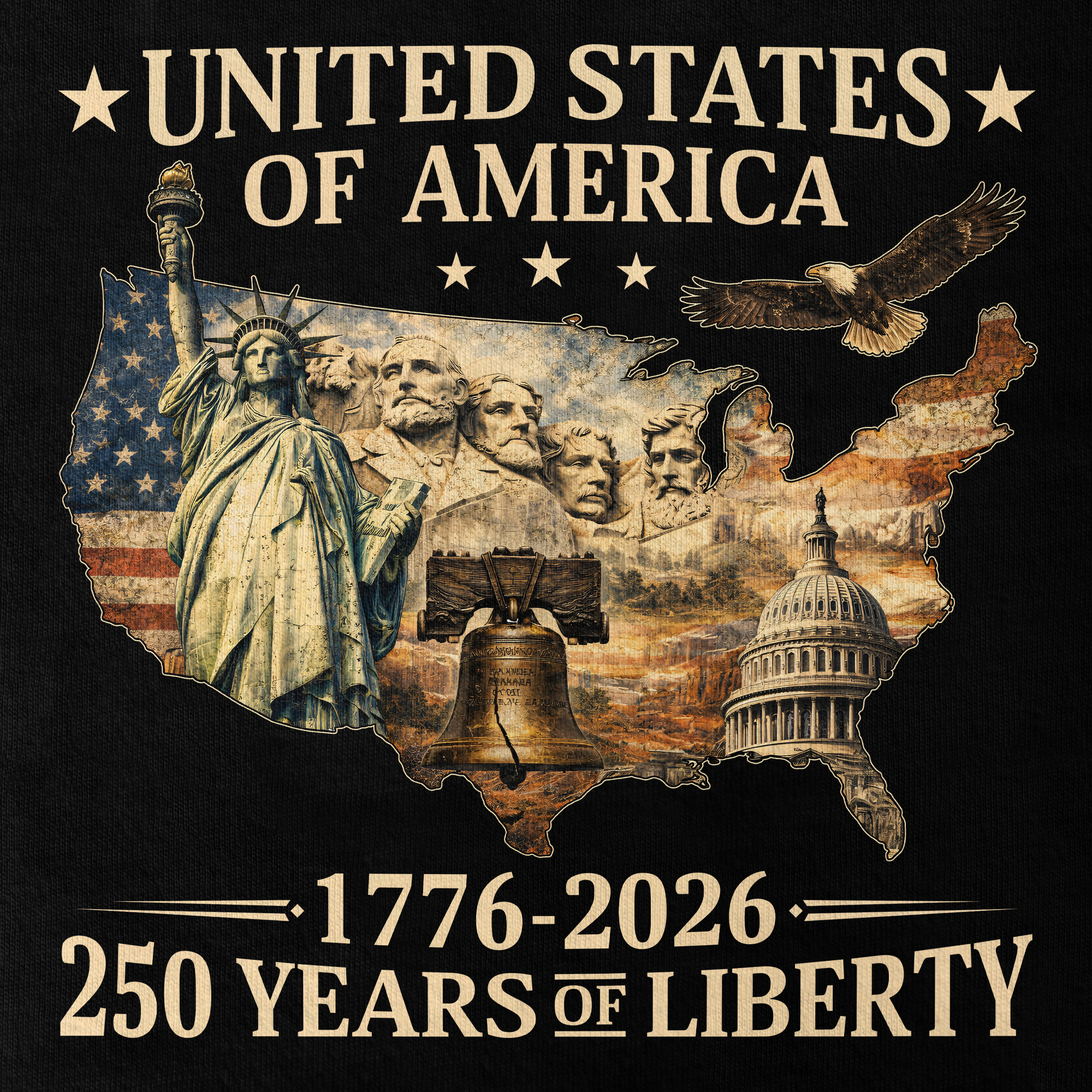 America 250 Years of Freedom Classic T-shirt