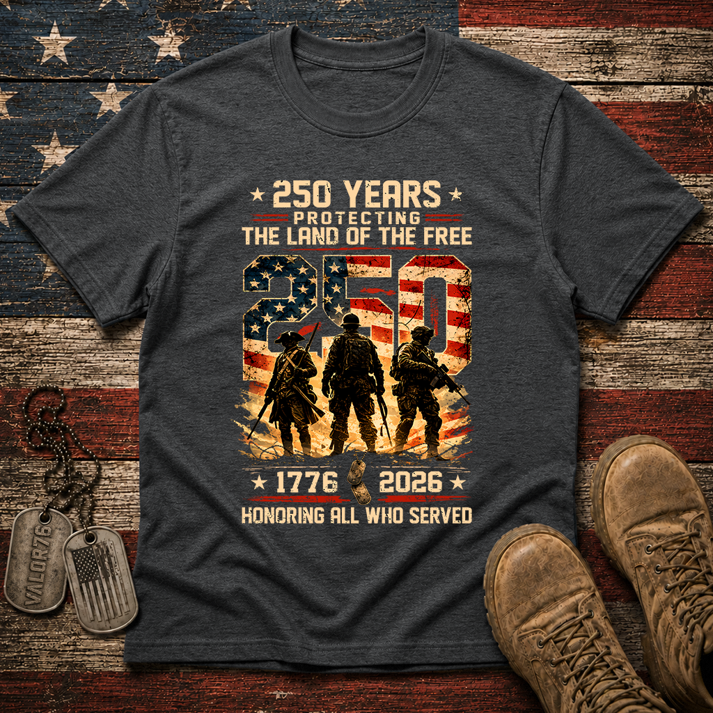 America 250 Years Honoring All Who Served Classic Tee