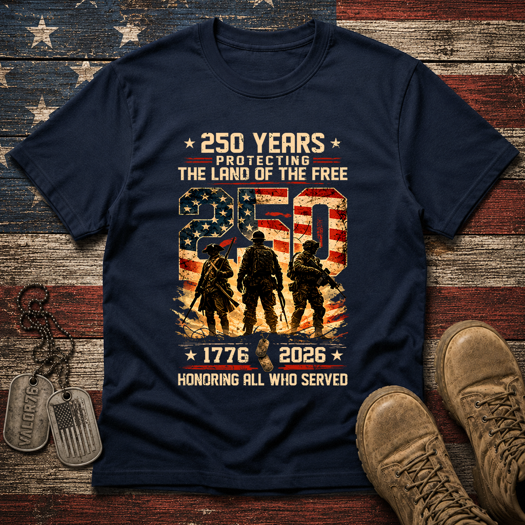 America 250 Years Honoring All Who Served Classic Tee