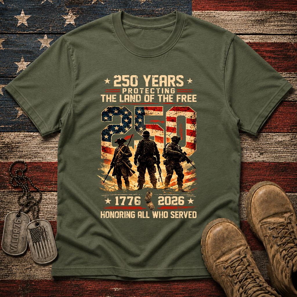 America 250 Years Honoring All Who Served Classic Tee
