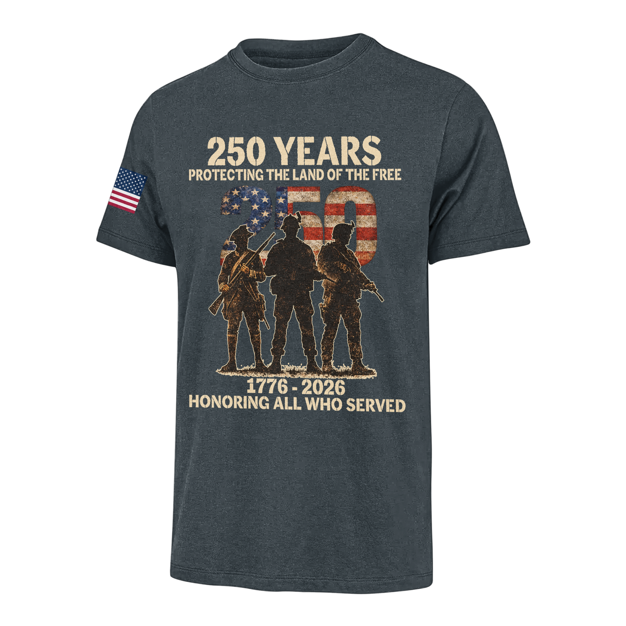 America 250 Years Honoring All Who Served Classic T-shirt