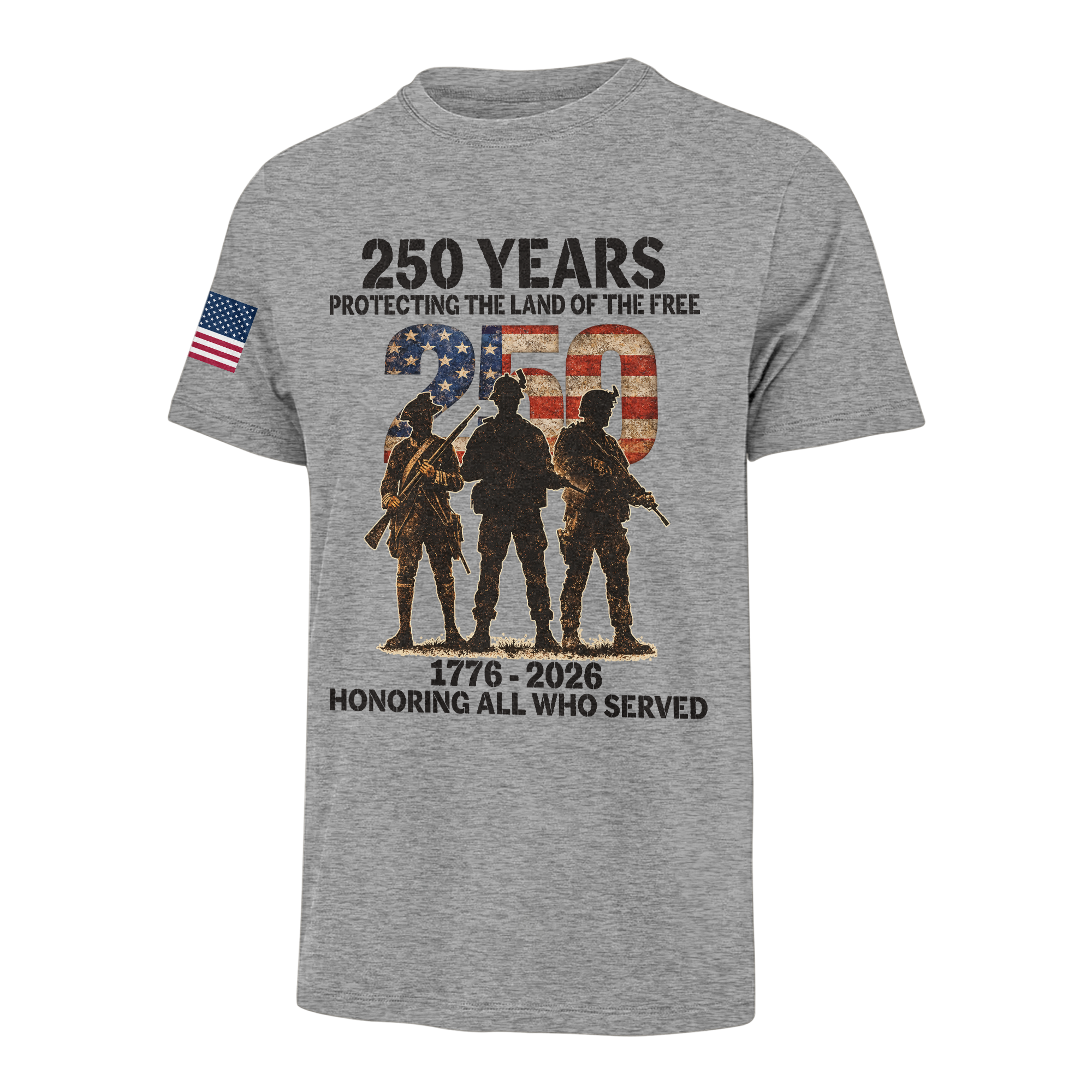 America 250 Years Honoring All Who Served Classic T-shirt