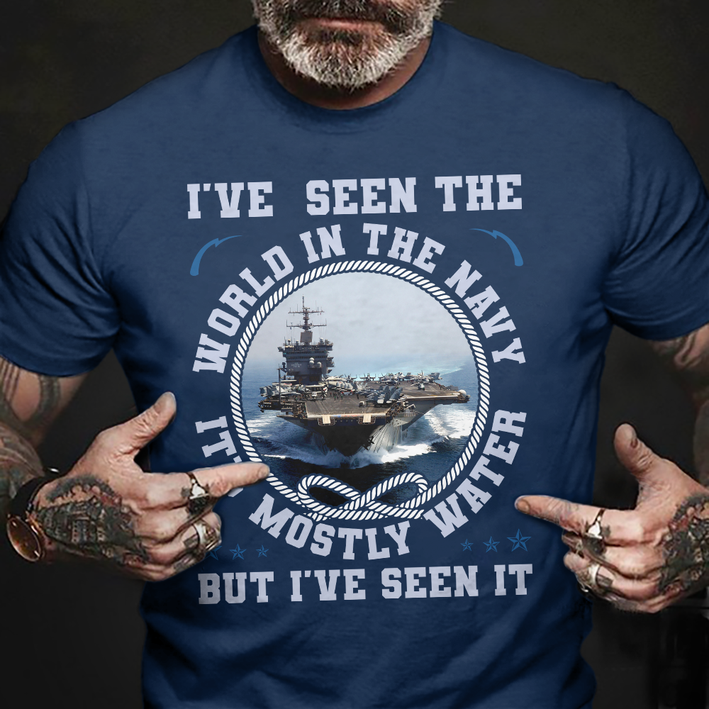 I've Seen the World In The Navy Classic T-Shirt