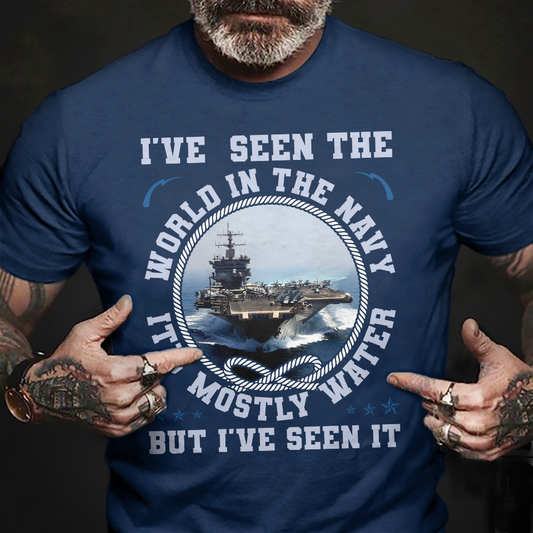 I've Seen the World In The Navy Classic T-Shirt