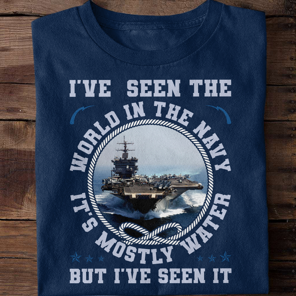 I've Seen the World In The Navy Classic T-Shirt