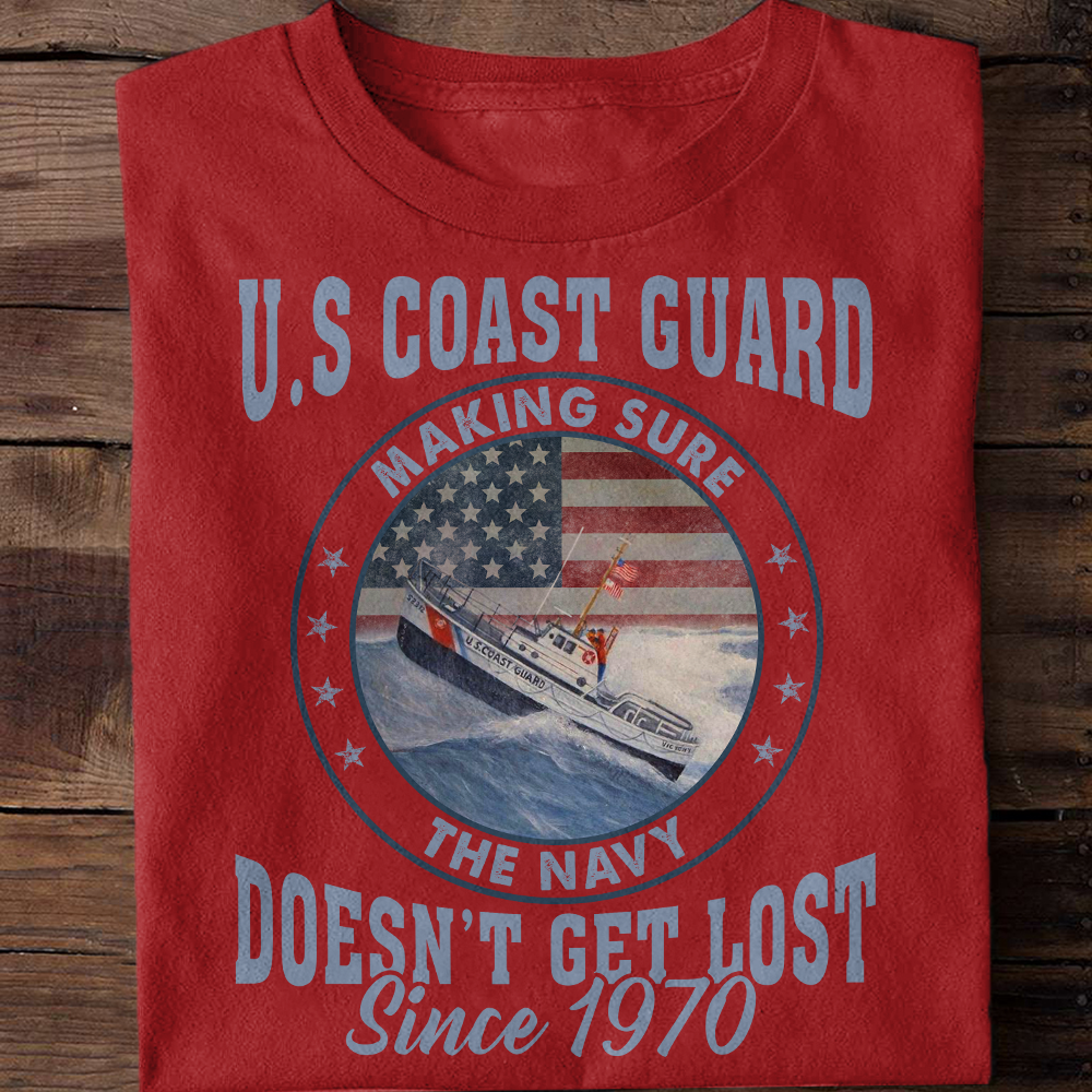 Coast Guard Making Sure The Navy Doesn't Get Lost Classic T-Shirt