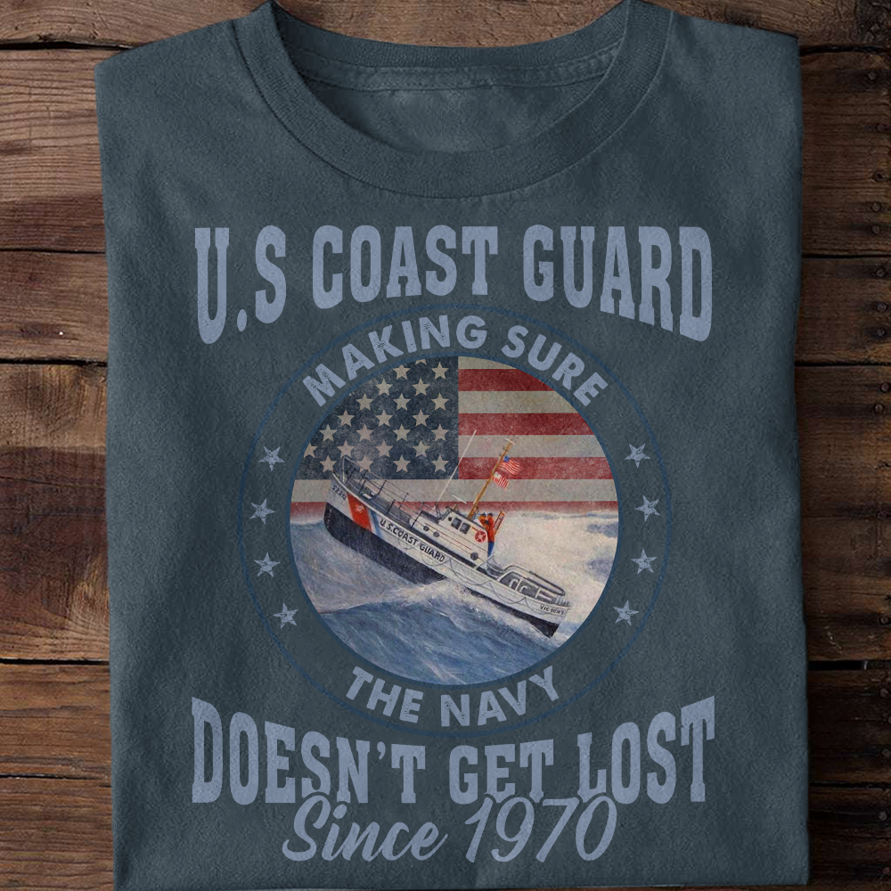 Coast Guard Making Sure The Navy Doesn't Get Lost Classic T-Shirt