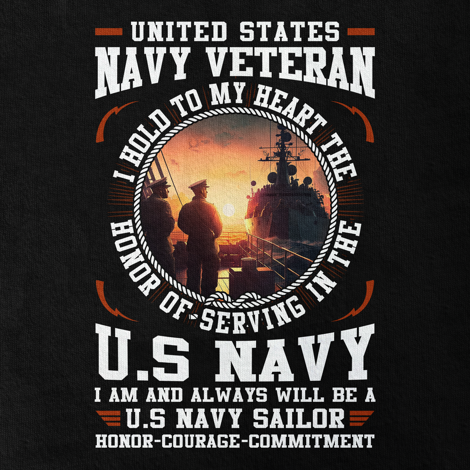 Navy Veteran Classic T-Shirt