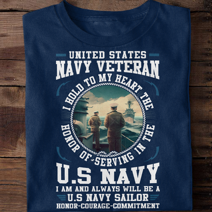 Navy Veteran Classic T-Shirt