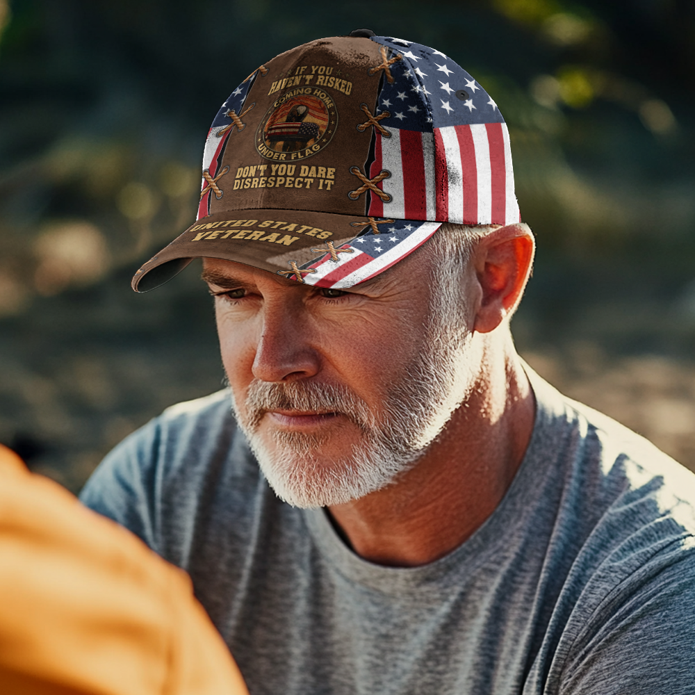 If You Haven't Risked Coming Home Under Flag Classic Cap