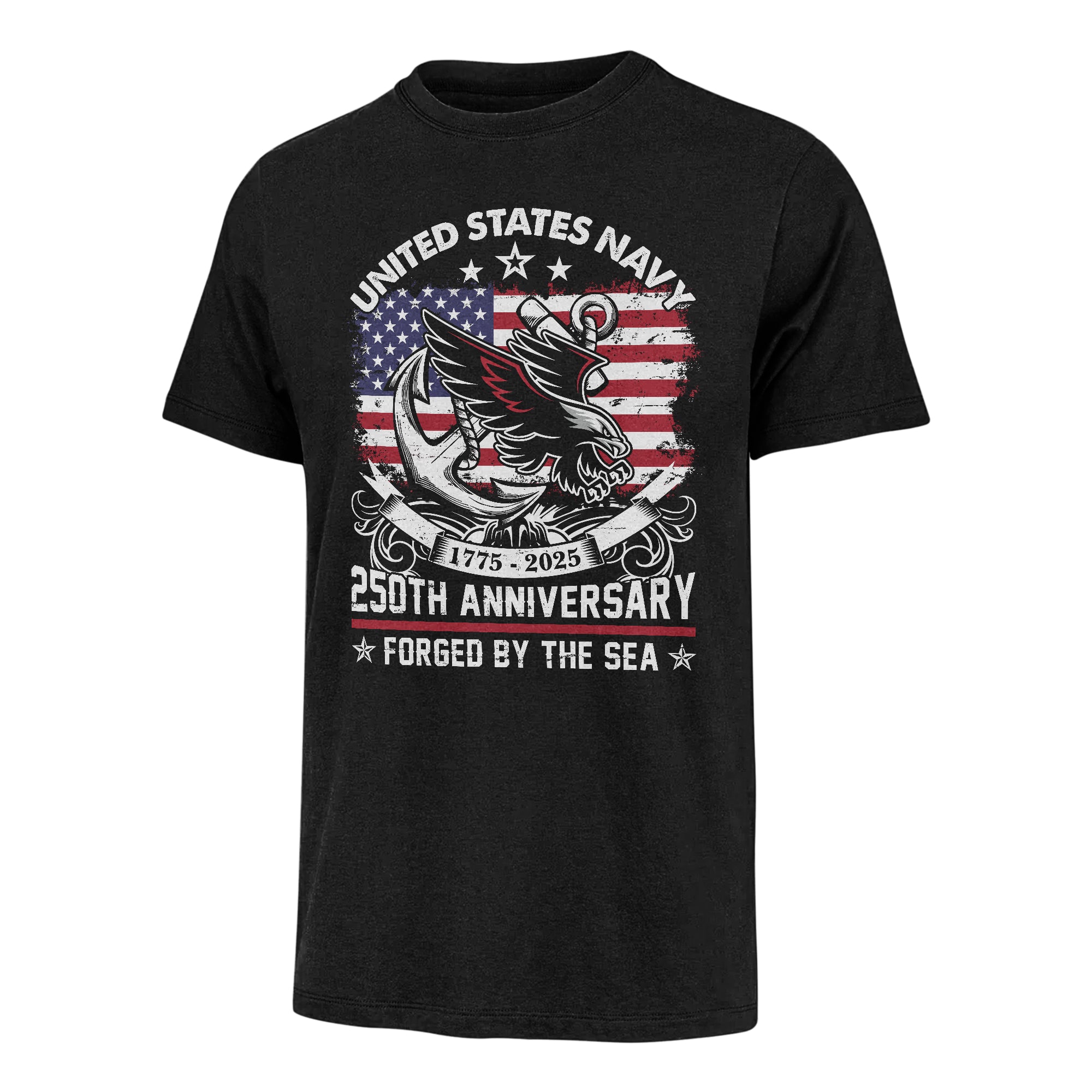 Navy 250th Anniversary Classic T-shirt