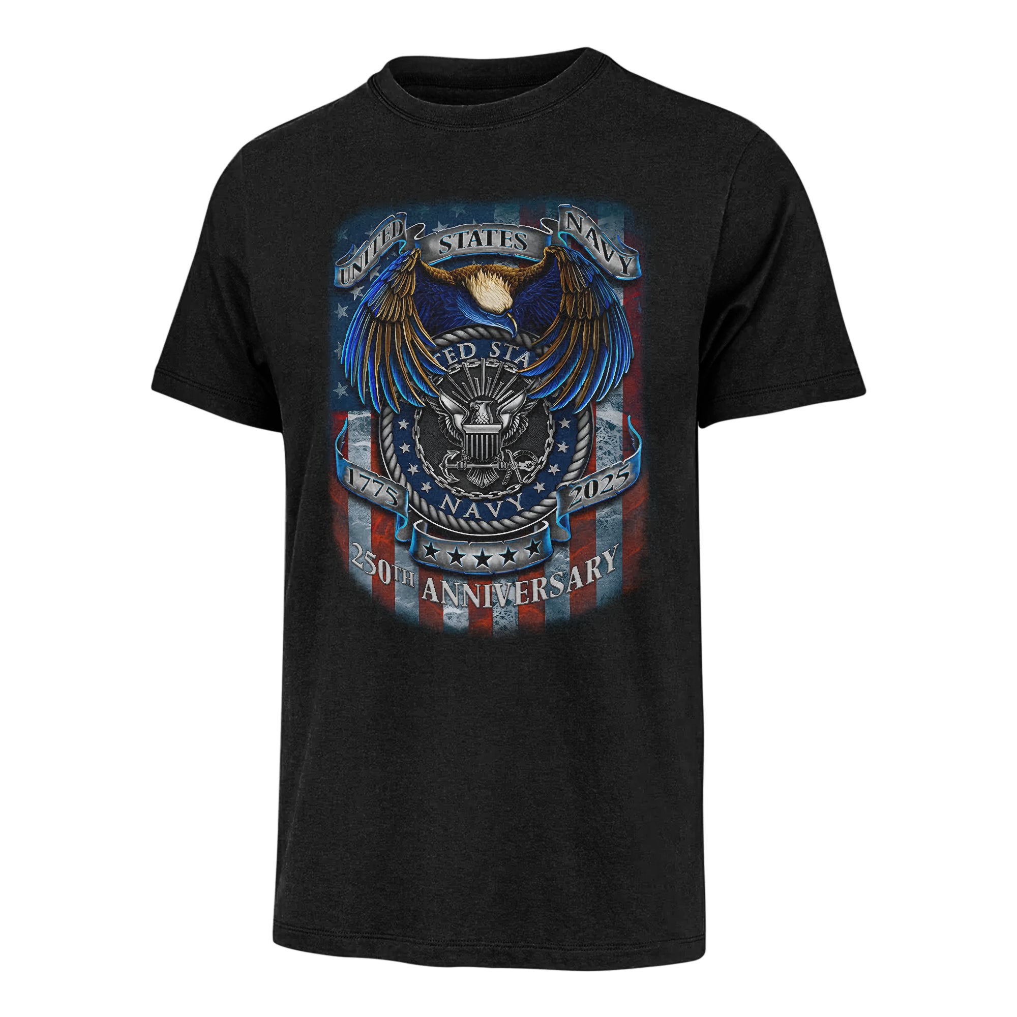 Navy 250th Anniversary Classic T-shirt