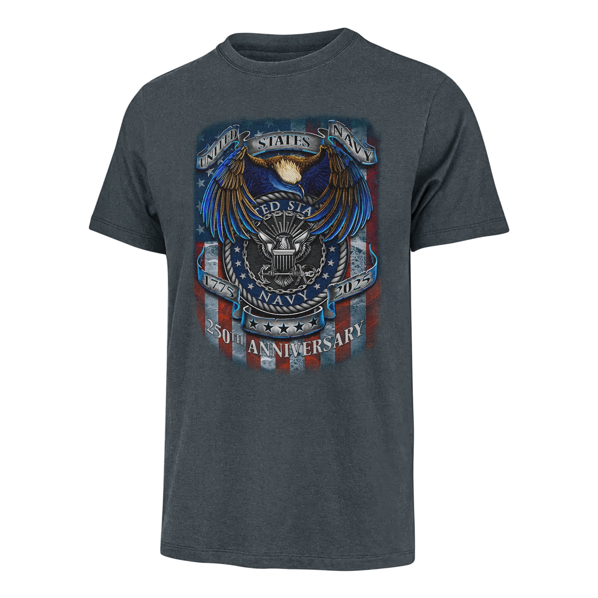 Navy 250th Anniversary Classic T-shirt