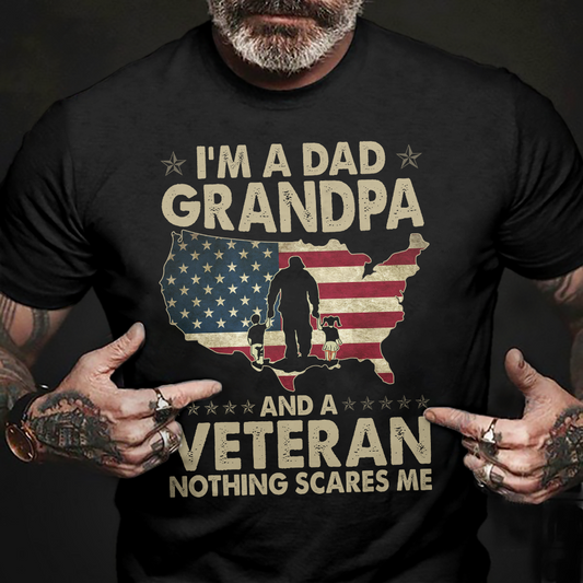 I Am A Dad Grandpa And a Veteran Classic T-Shirt