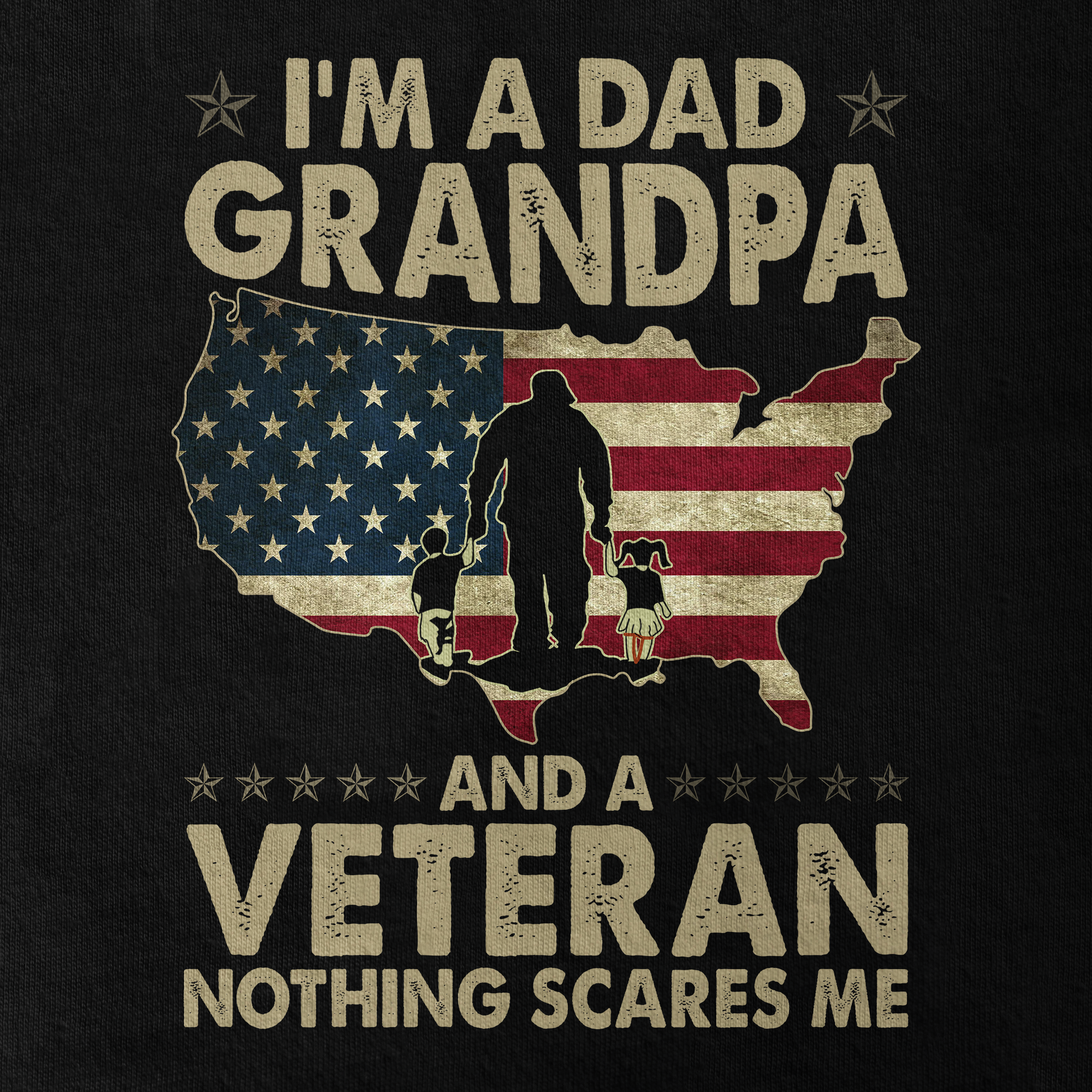 I Am A Dad Grandpa And a Veteran Classic T-Shirt