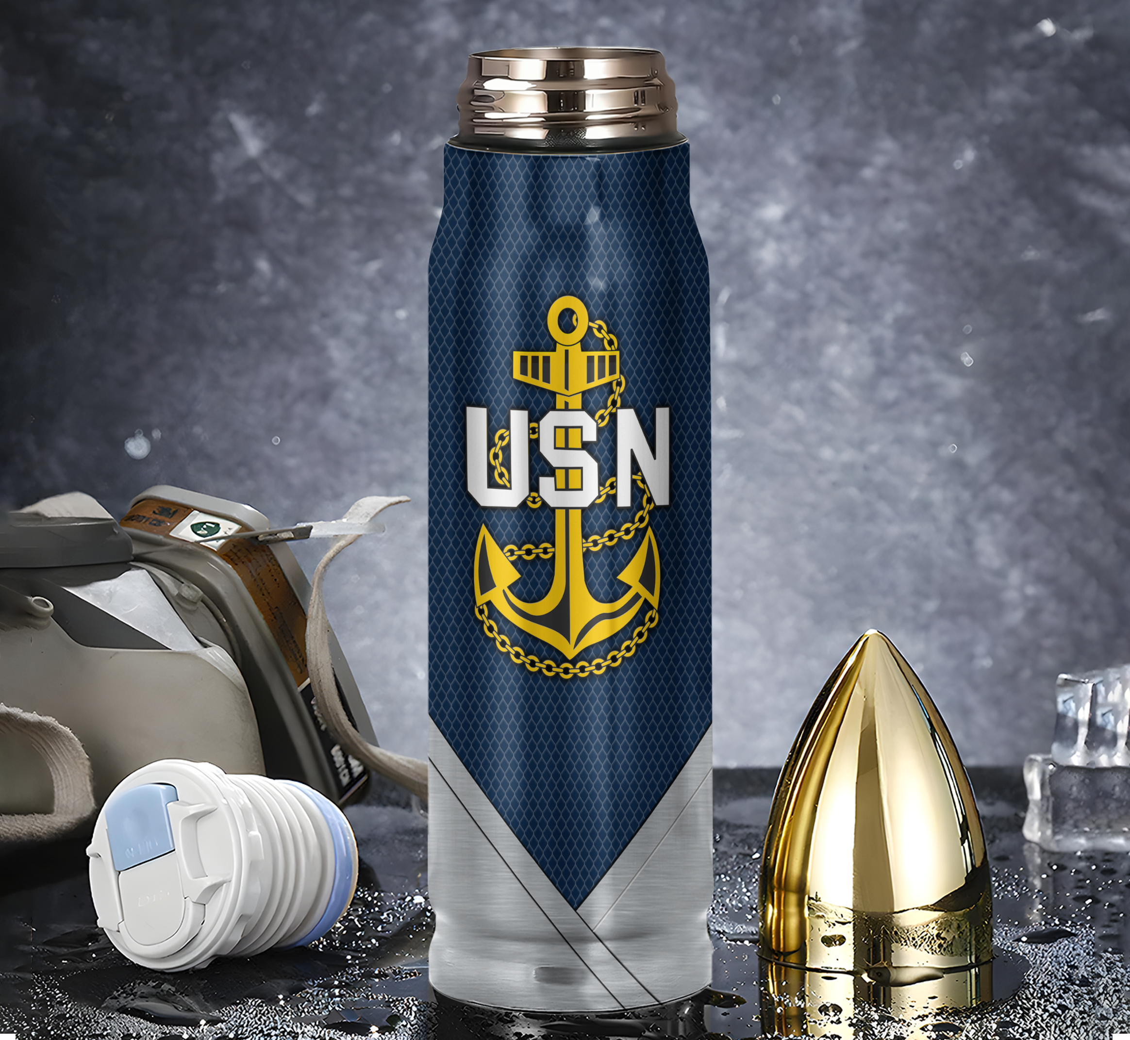 I Have Seen The World In The Navy Bullet Tumbler