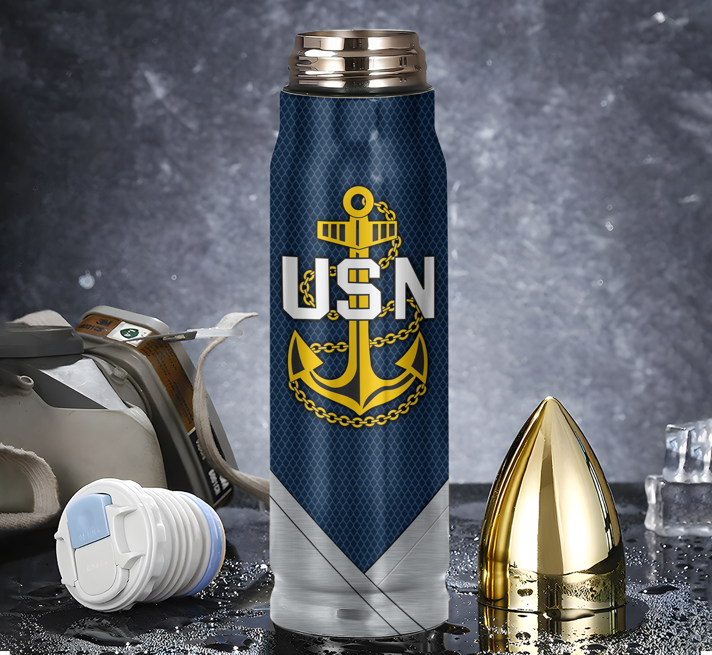 Navy Submarines There's No Reason To Thank Us Bullet Tumbler