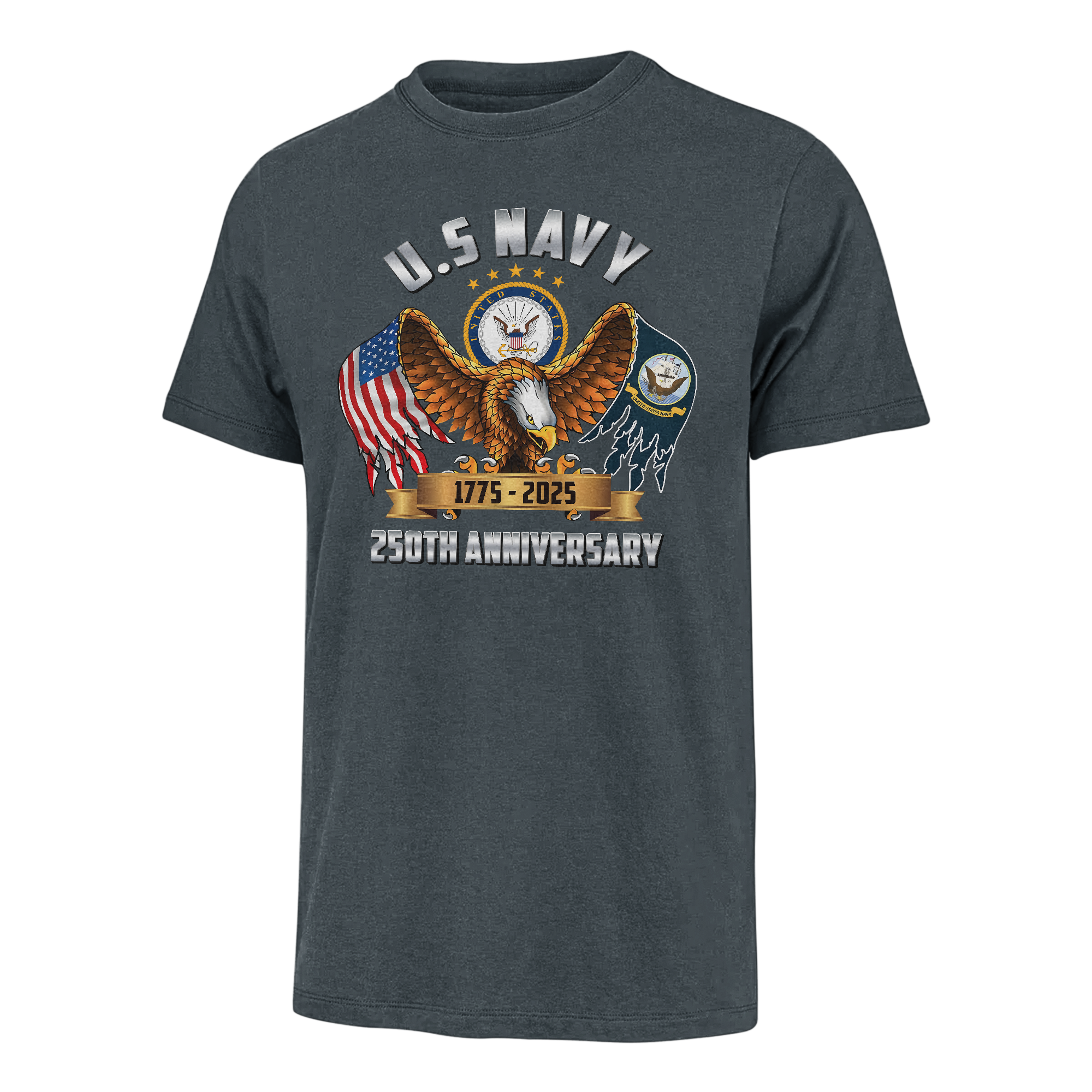 Navy 250th Anniversary Classic T-shirt