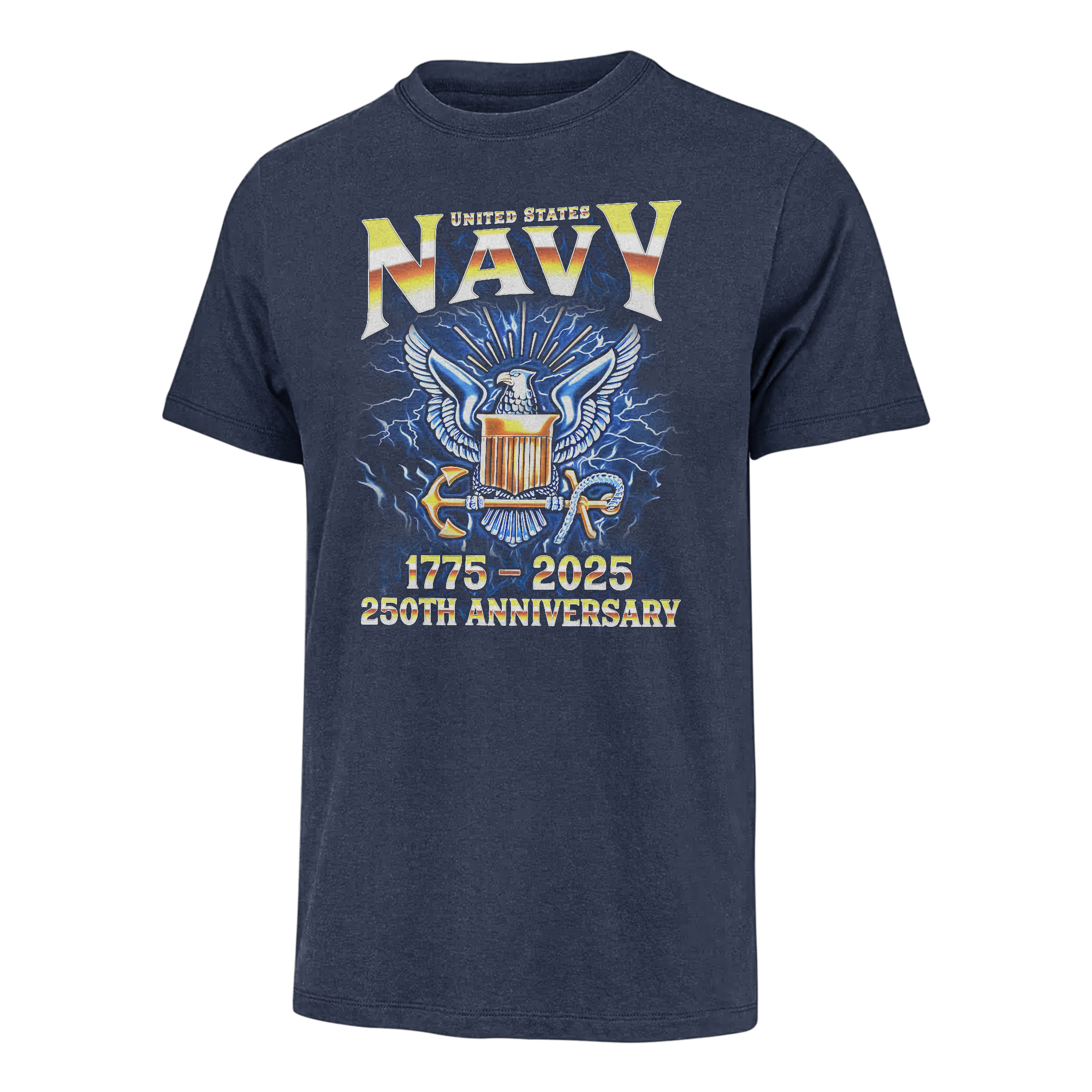 Navy 250th Anniversary Classic T-shirt