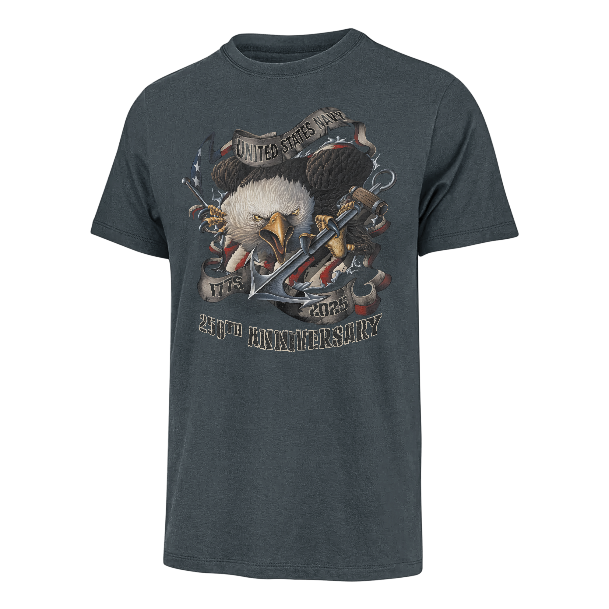 Navy 250th Anniversary Classic T-shirt