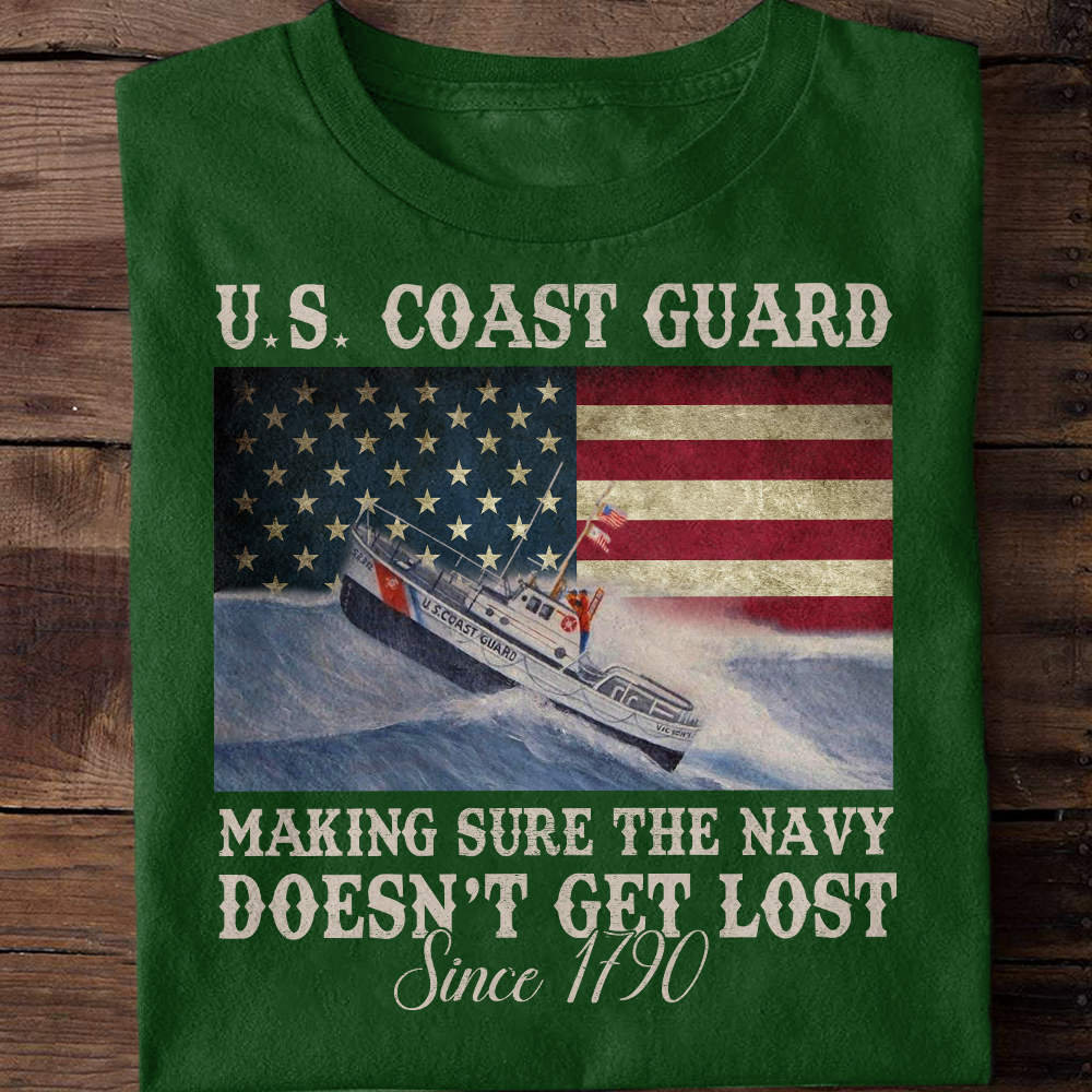 Coast Guard Making Sure The Navy Doesn't Get Lost Classic T-Shirt