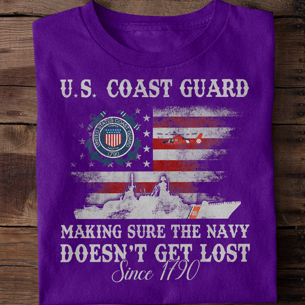 Coast Guard Making Sure The Navy Doesn't Get Lost Classic T-Shirt