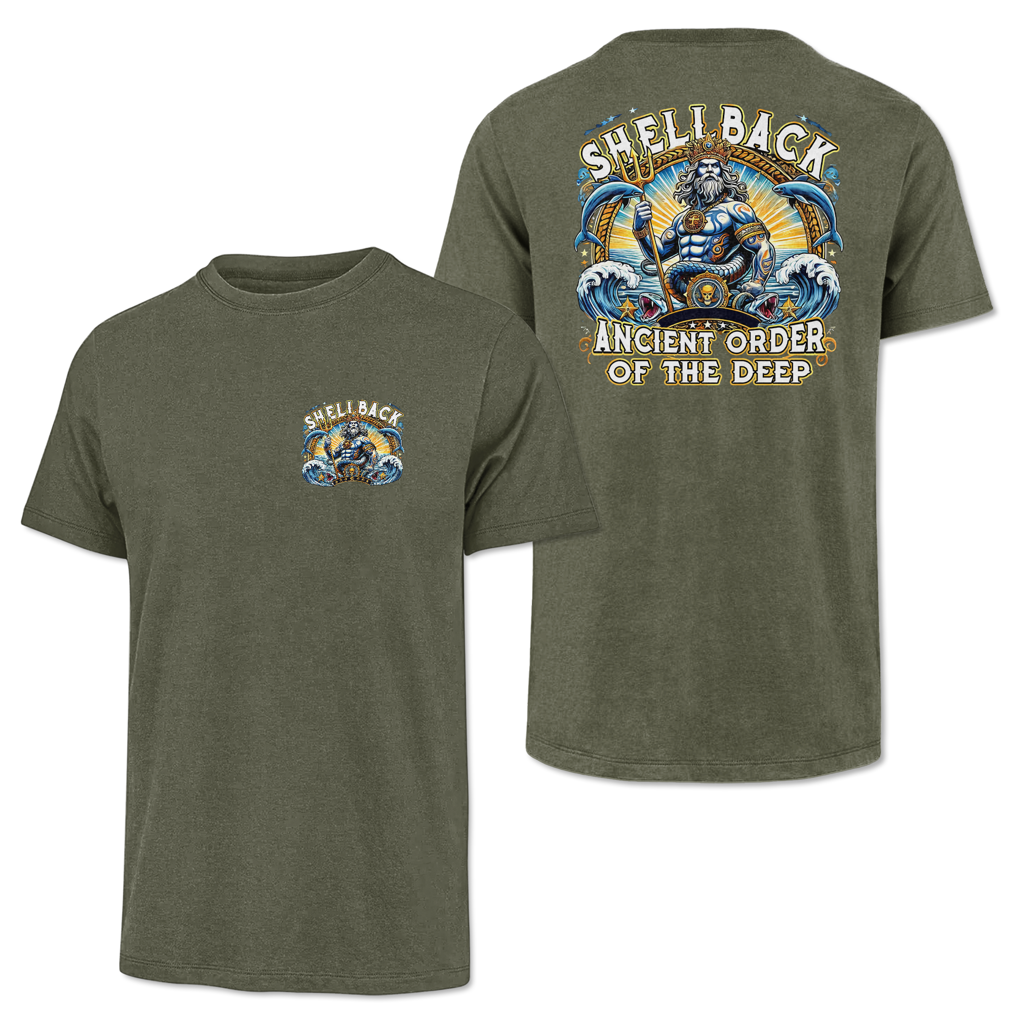 Shellback Ancient Order Of The Deep Classic Tee