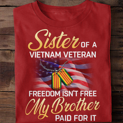 Vietnam Veteran's Sister Classic T-Shirt