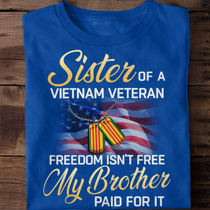 Vietnam Veteran's Sister Classic T-Shirt