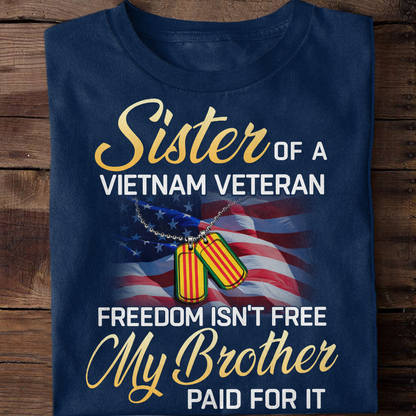 Vietnam Veteran's Sister Classic T-Shirt