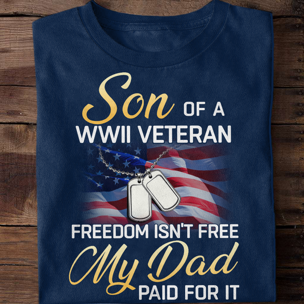 Son Of A WWII Veteran Classic T-Shirt