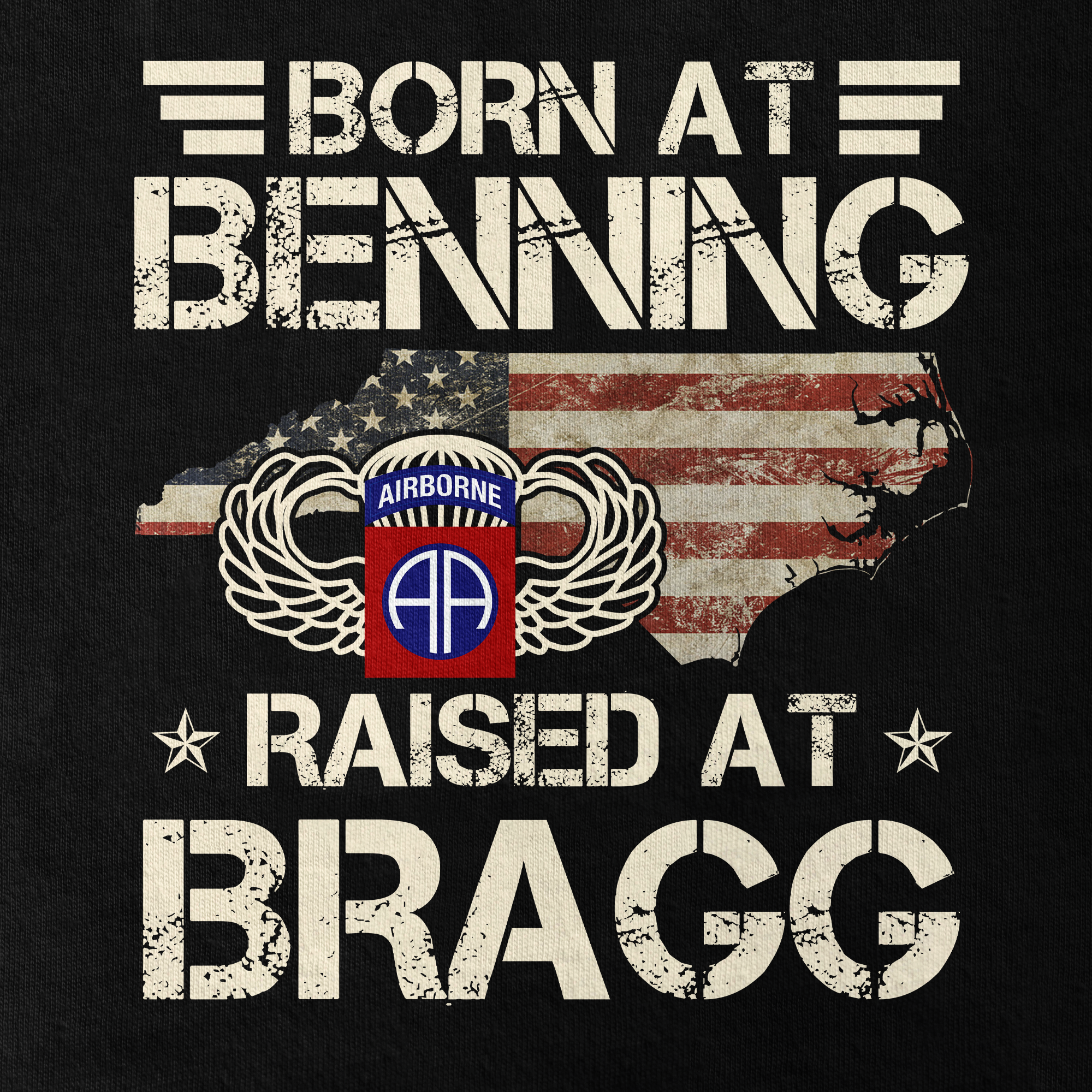 Born At Benning Raised At Bragg Classic T-Shirt