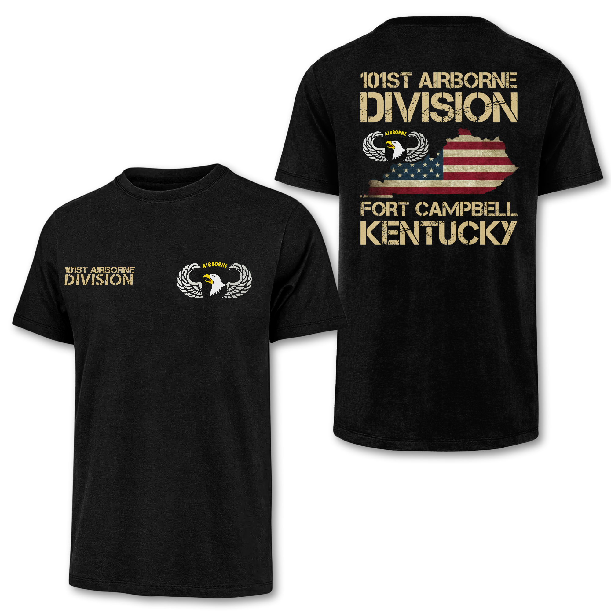 101st Airborne Division Double Side Classic T-shirt
