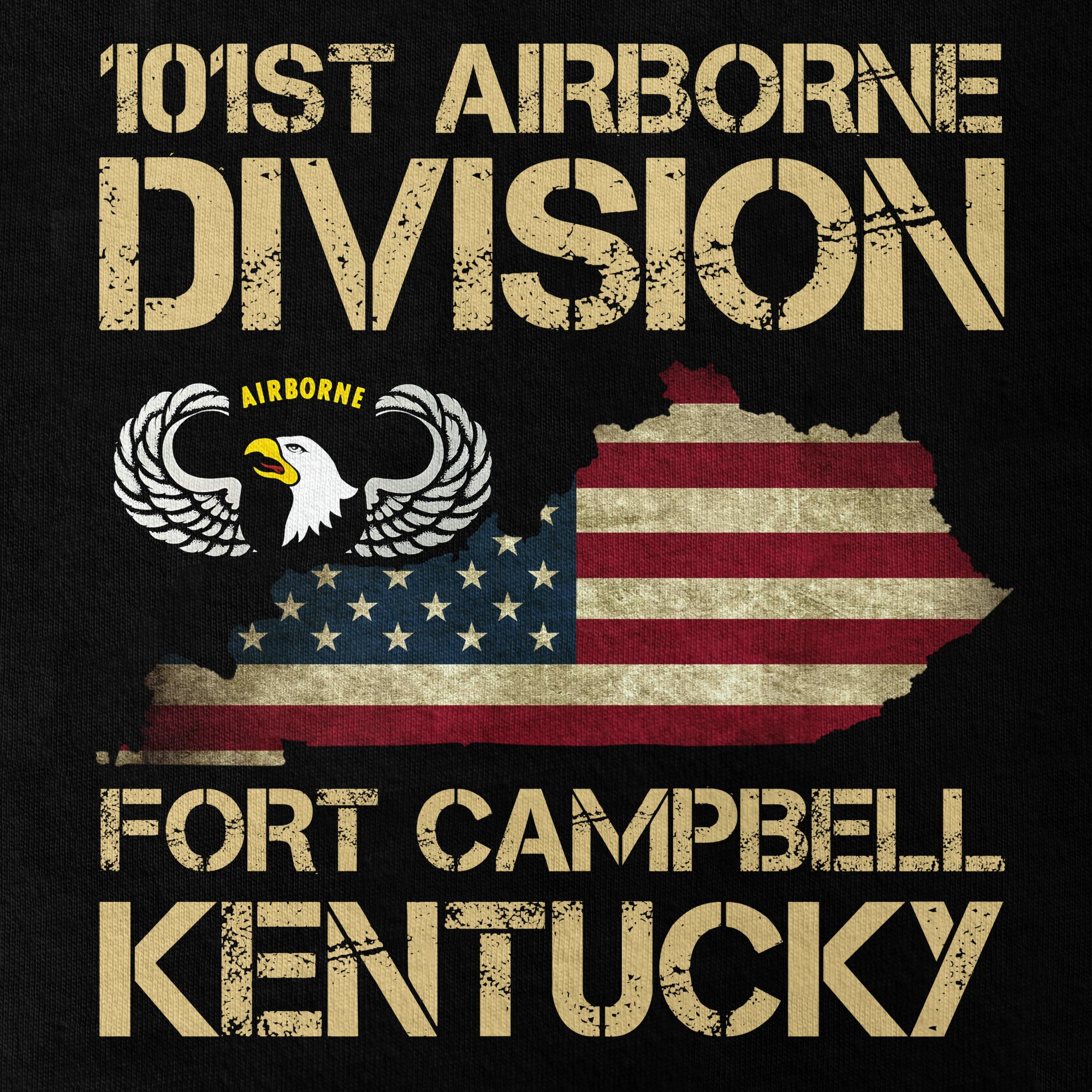 101st Airborne Division Double Side Classic T-shirt